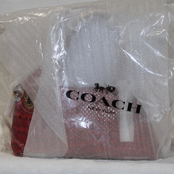 RARE COACH 1941 Collection Whipsnake Leather Outlaw 36 Satchel Purse Handbag NWT - Picture 4 of 10